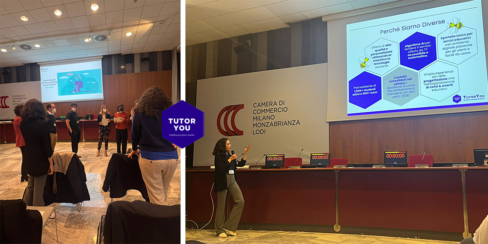 TutorYou at the Tavolo Giovani Life Long Learning Event at the Chamber of Commerce