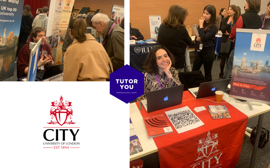 TutorYou and City, University of London at the International School of Turin's University Fair